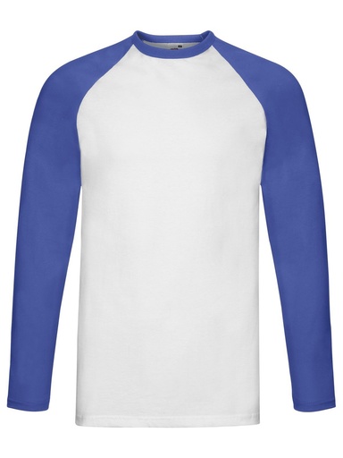 FRUIT OF THE LOOM - Valueweight Long Sleeve Baseball T (FR610280)