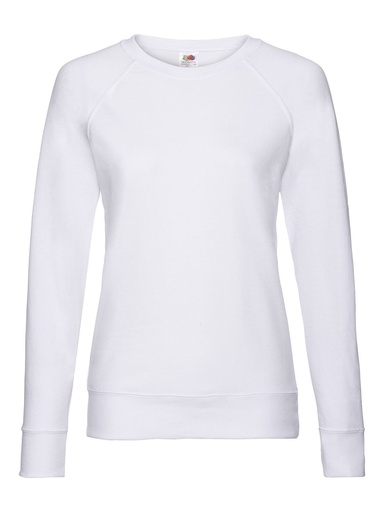 FRUIT OF THE LOOM - Ladies Lightweight Raglan Sweat (FR621460)