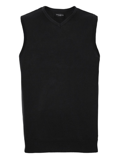 RUSSELL - Adults' V-Neck Sleeveless Knitted Pullover (JE716M)