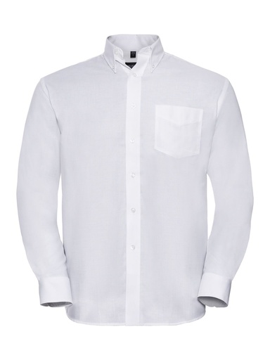 RUSSELL - Men's Long Sleeve Easy Care Oxford Shirt (JE932M)