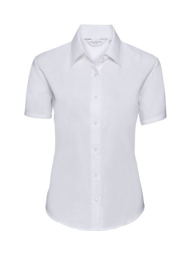 RUSSELL EUROPE - Ladies' Short Sleeve Easy Care Oxford Shirt (JE933F)