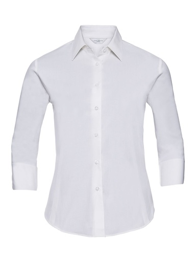 RUSSELL EUROPE - Ladies' 3/4 Sleeve Easy Care Fitted Shirt (JE946F)