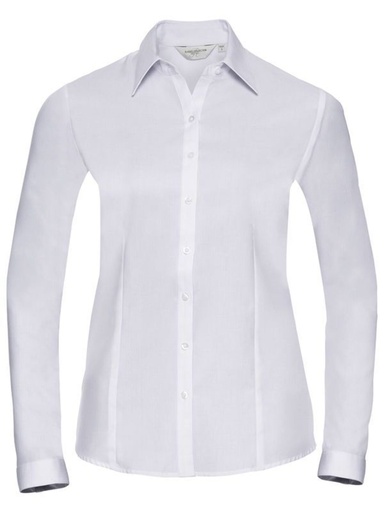 RUSSELL EUROPE - Ladies' Long Sleeve Tailored Herringbone Shirt (JE962F)