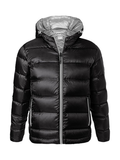 JAMES & NICHOLSON - Men's Hooded Down Jacket (JN1152)