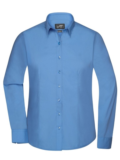 JAMES & NICHOLSON - Ladies' Shirt Longsleeve Poplin (JN677)