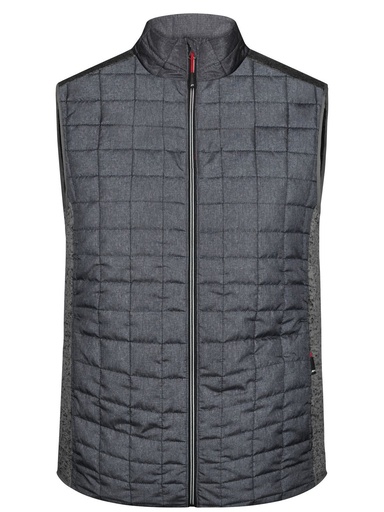 JAMES & NICHOLSON - Men's Knitted Hybrid Vest (JN740)