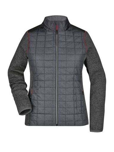 JAMES & NICHOLSON - Ladies' Knitted Hybrid Jacket (JN741)