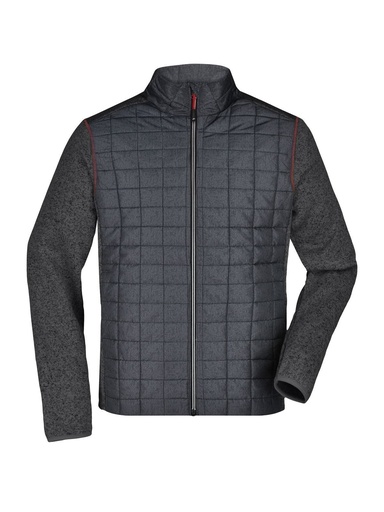 JAMES & NICHOLSON - Men's Knitted Hybrid Jacket (JN742)