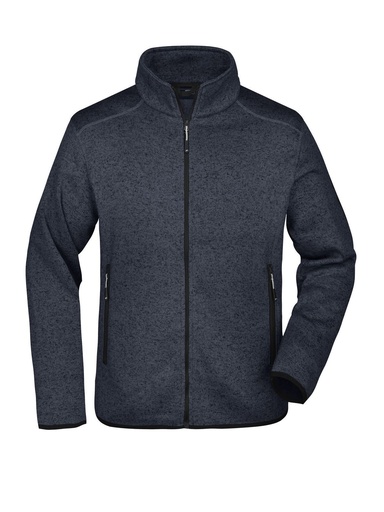 JAMES & NICHOLSON - Men's Knitted Fleece Jacket (JN762)