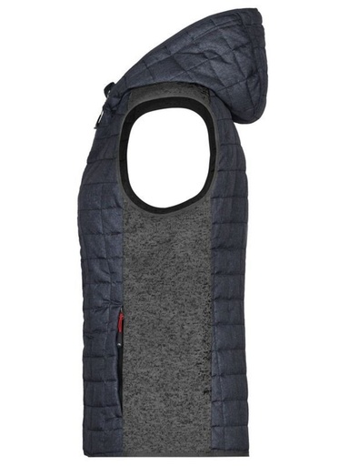 JAMES & NICHOLSON - Ladies' Knitted Hybrid Vest (JN767)