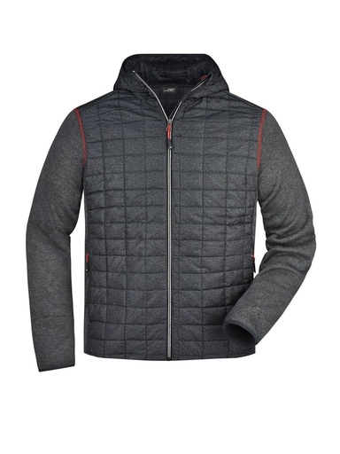 JAMES & NICHOLSON - Men's Knitted Hybrid Jacket (JN772)