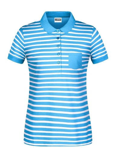 JAMES & NICHOLSON - Ladies' Polo Striped (JN8029)