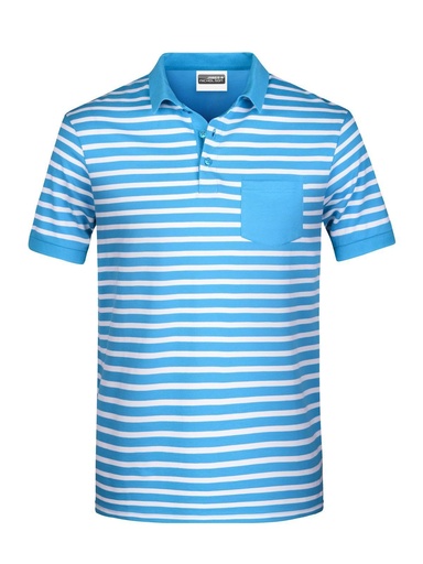 JAMES & NICHOLSON - Men's Polo Striped (JN8030)