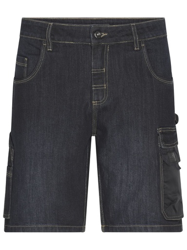 JAMES & NICHOLSON - Workwear Stretch Bermuda-Jeans (JN871)