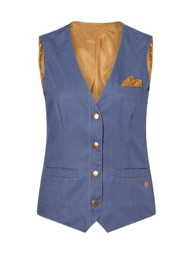 KARLOWSKY - Ladies' Waistcoat Jeans-Style (KWF3)