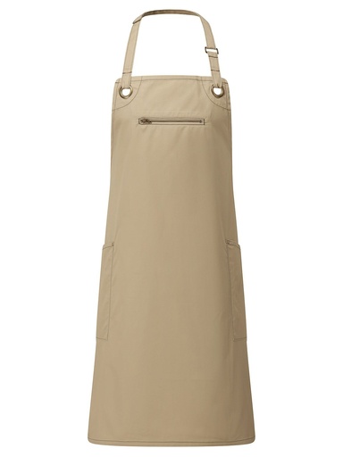 PREMIER - e¢Barleye¢ Contrast Stitch Sustainable Bib Apron (PR121)