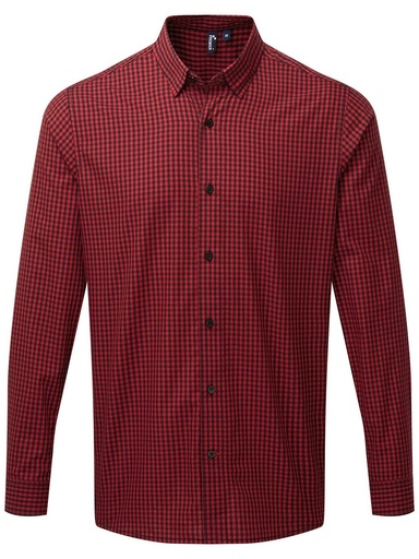 PREMIER -  Maxton' Check - Men's Long Sleeve Shirt (PR252)