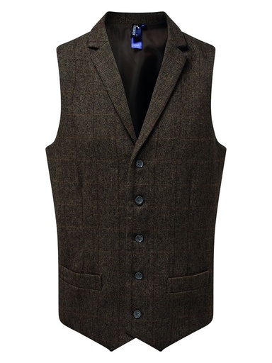 PREMIER - Ladies' Herringbone Waistcoat (PR626)