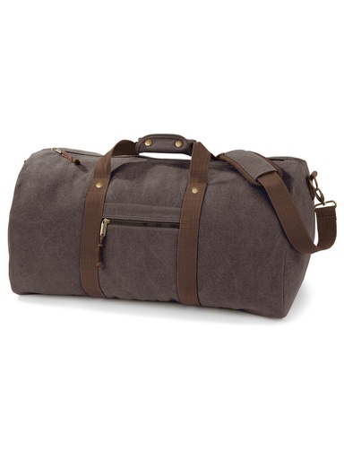 QUADRA - Vintage Canvas Holdall (QD613)