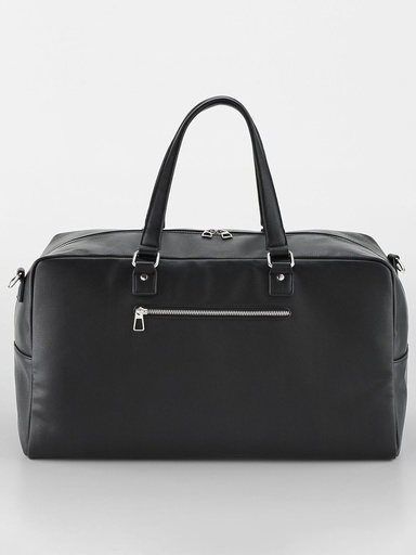 [QD778-BLK-UNICA] QUADRA - Tailored Luxe Weekender (QD778)