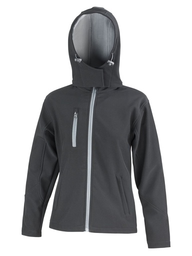 RESULT - Womens TX Performance Hooded Softshell Jacket (RER230F)