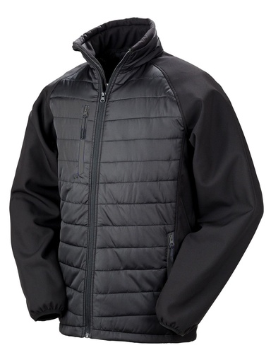 RESULT - Black Compass Padded Softshell (RER237X)