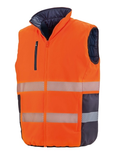 RESULT - Reversible Soft Padded Safety Gilet (RER332X)