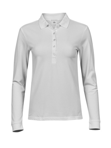 TEE JAYS - Ladies Luxury Stretch Long Sleeve Polo (TJ146)