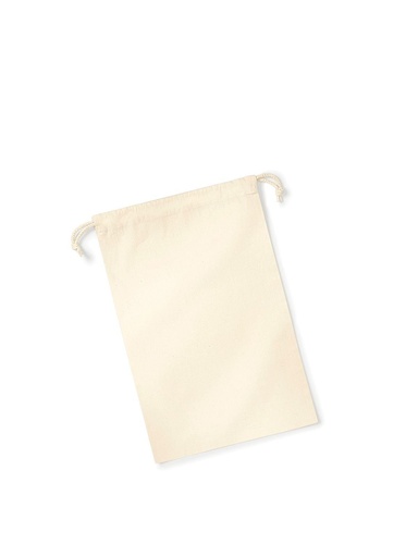 [W266M-NAT-UNICA] WESTFORD MILL - Organic Premium Cotton Stuff Bag (W266M)