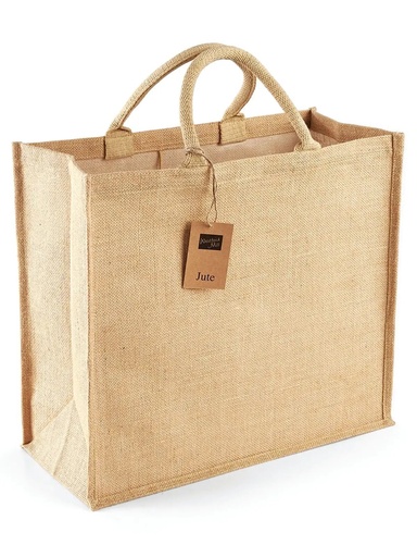 [W408] WESTFORD MILL - Jute Jumbo Shopper (W408)