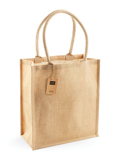 [W409-NAT-UNICA] WESTFORD MILL - Jute Boutique Shopper (W409)