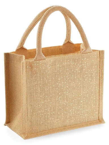[W431] WESTFORD MILL - Shimmer Jute Mini Gift Bag (W431)