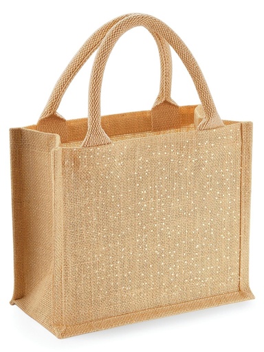 [W431-NGO-UNICA] WESTFORD MILL - Shimmer Jute Mini Gift Bag (W431)