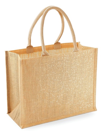 [W437-NGO-UNICA] WESTFORD MILL - Shimmer Jute Shopper (W437)