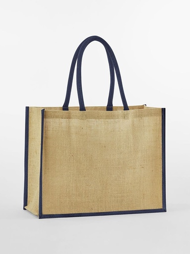 WESTFORD MILL - Natural Starched Jute Classic Shopper (W470)