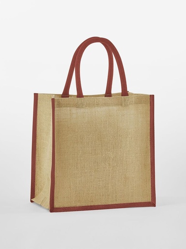 WESTFORD MILL - Natural Starched Jute Mini Gift Bag (W477)